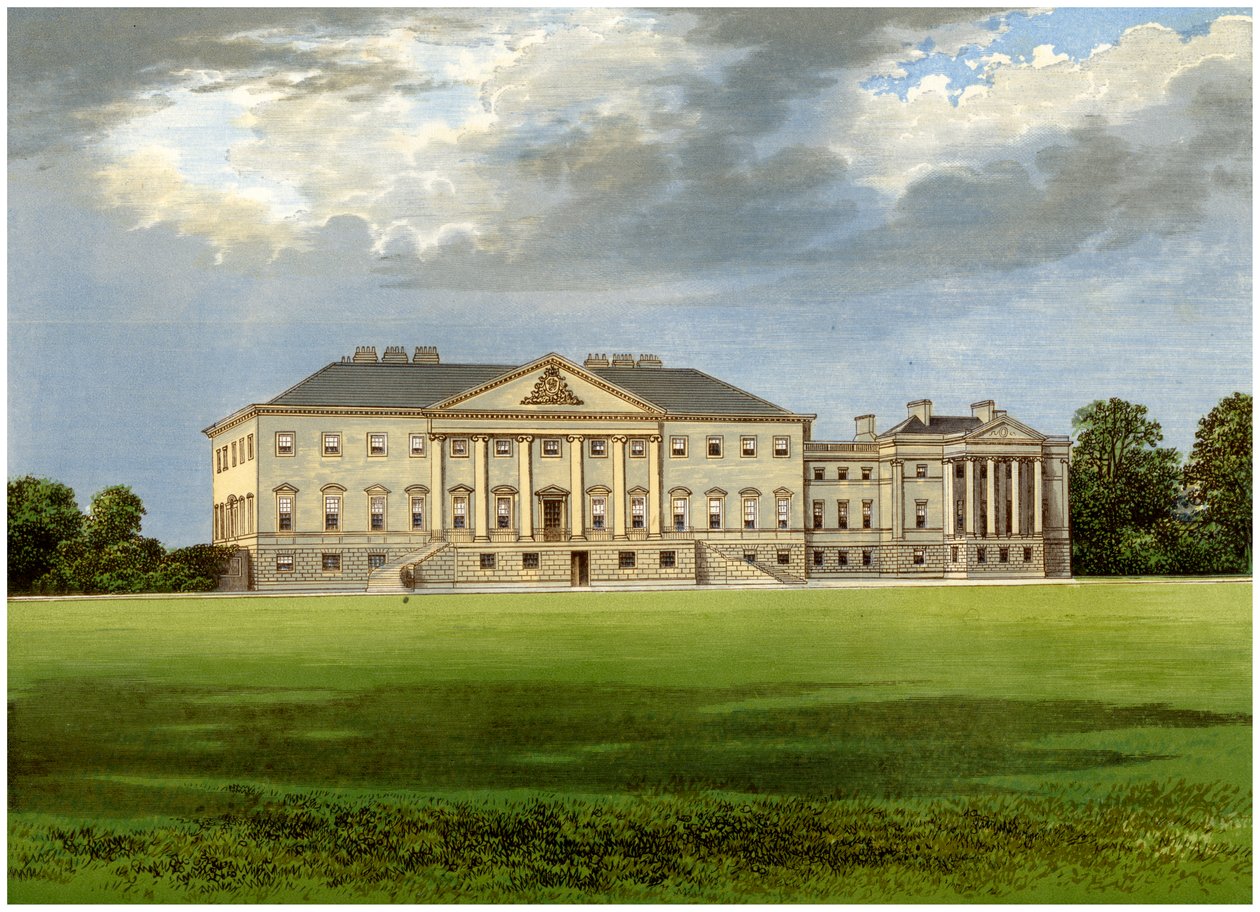 Nostell Priory, Yorkshire, casa della famiglia Winn, c. 1880 da Unbekannt