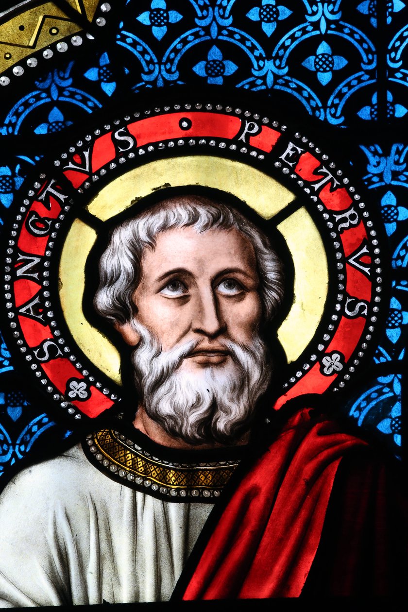 Collegiata di Notre-Dame Saint-Lazare, Vetrata, San Pietro, Avallon, Francia da Unbekannt