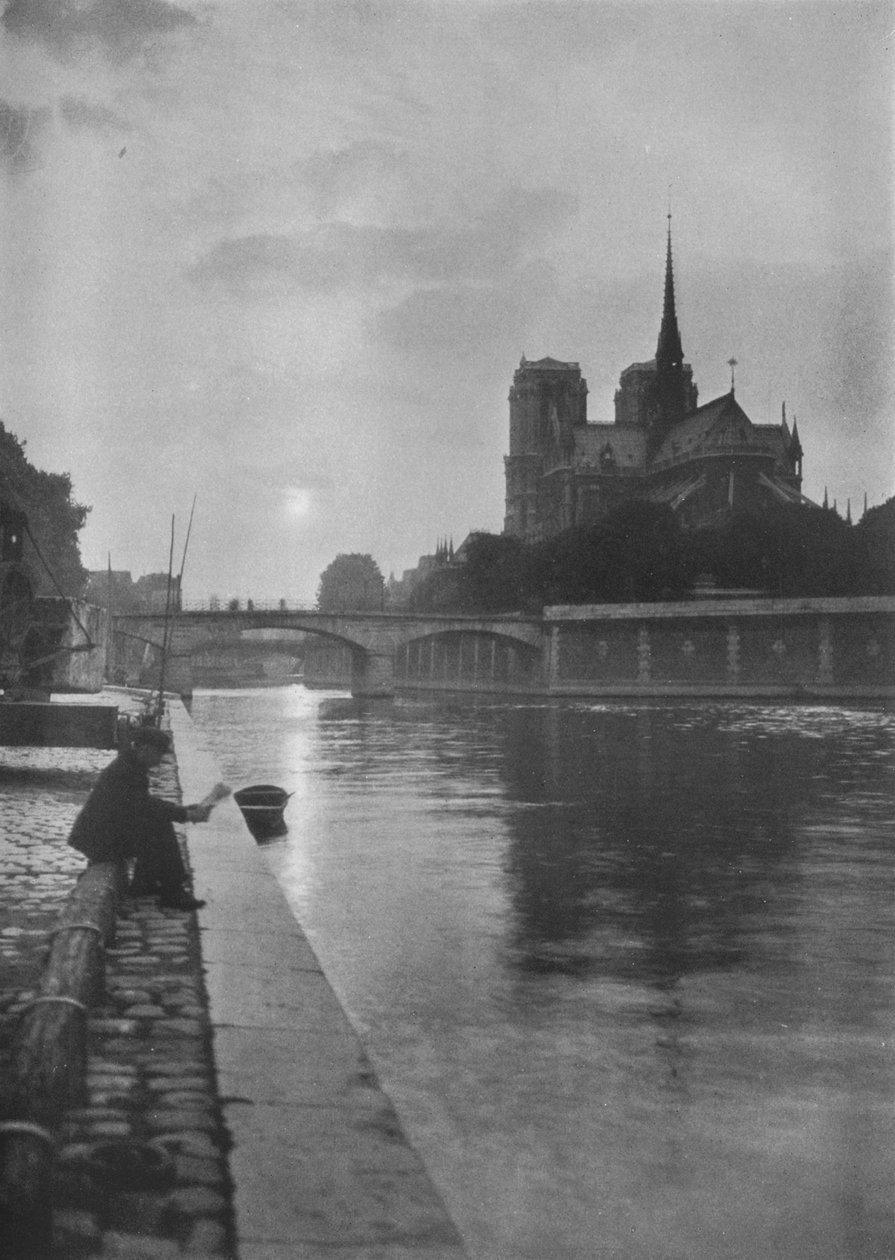 Notre Dame dal fiume, Parigi, 1924 da Unbekannt