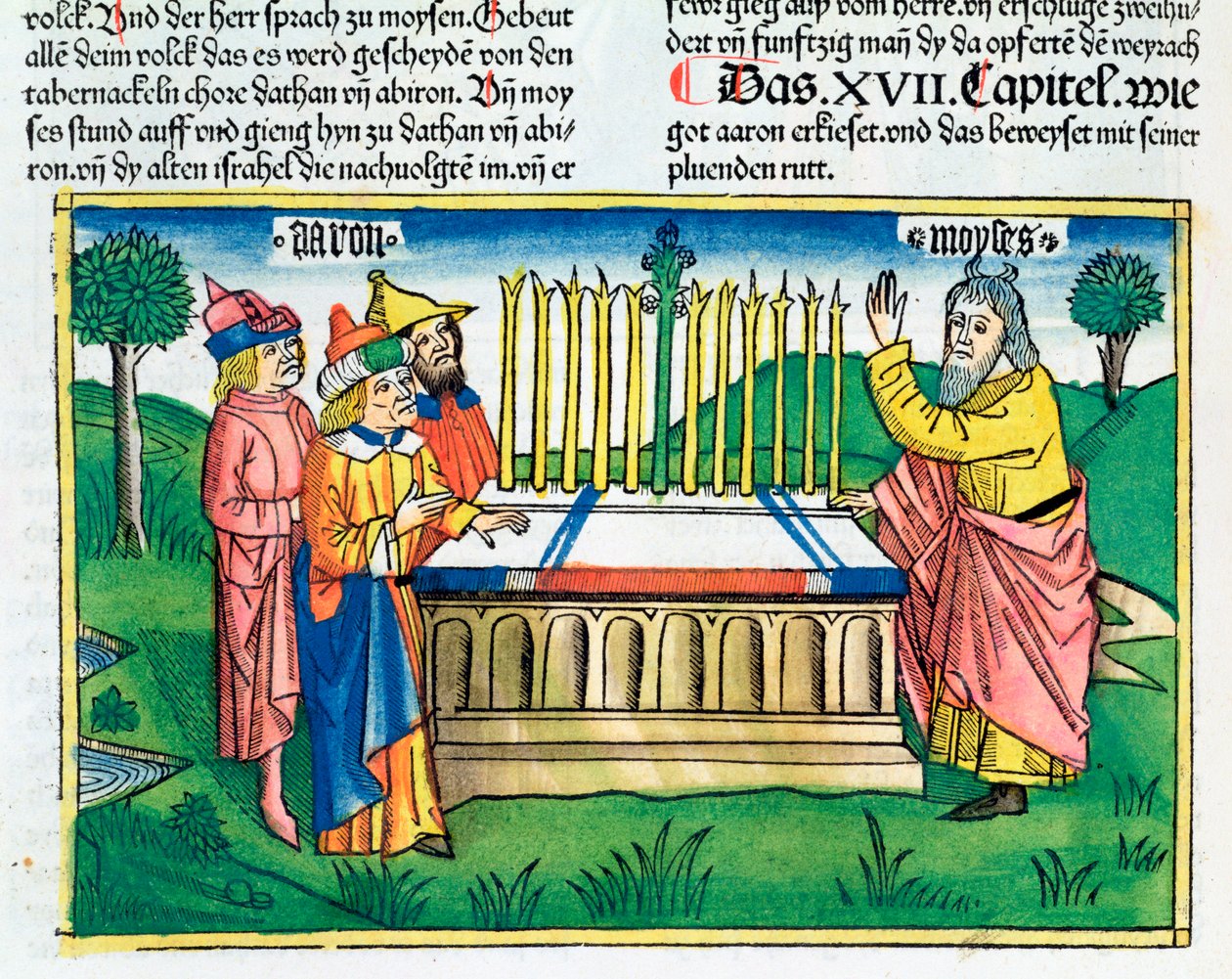 Numeri 17:1-11: Il bastone di Aronne fiorisce sull