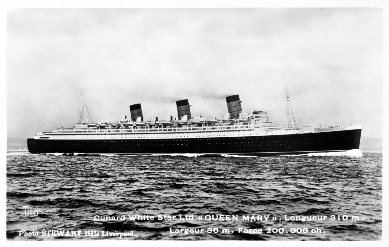 Transatlantico RMS Queen Mary da Unbekannt