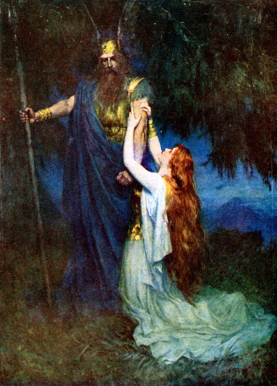 Odino e Brunilde da Unbekannt