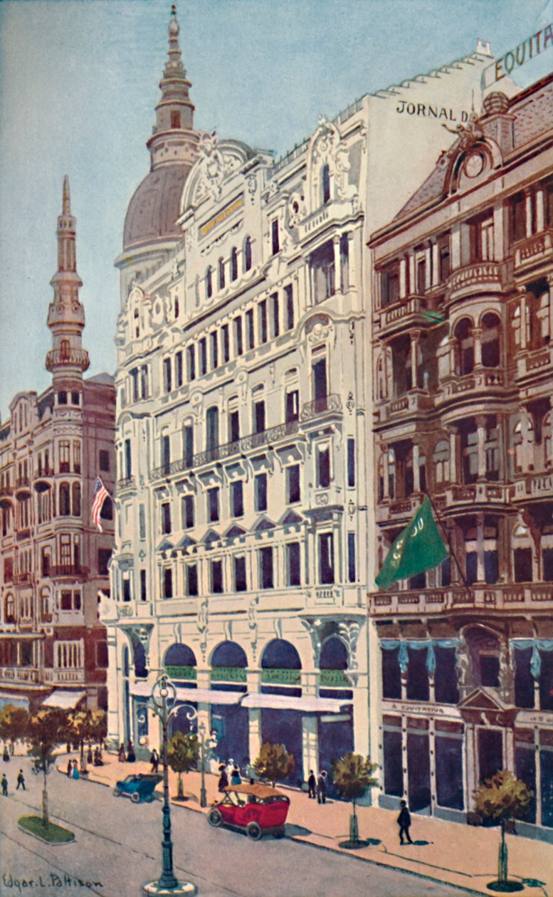 Uffici del Jornal do Commercio, Avenida Rio Branco, 1914 da Unbekannt