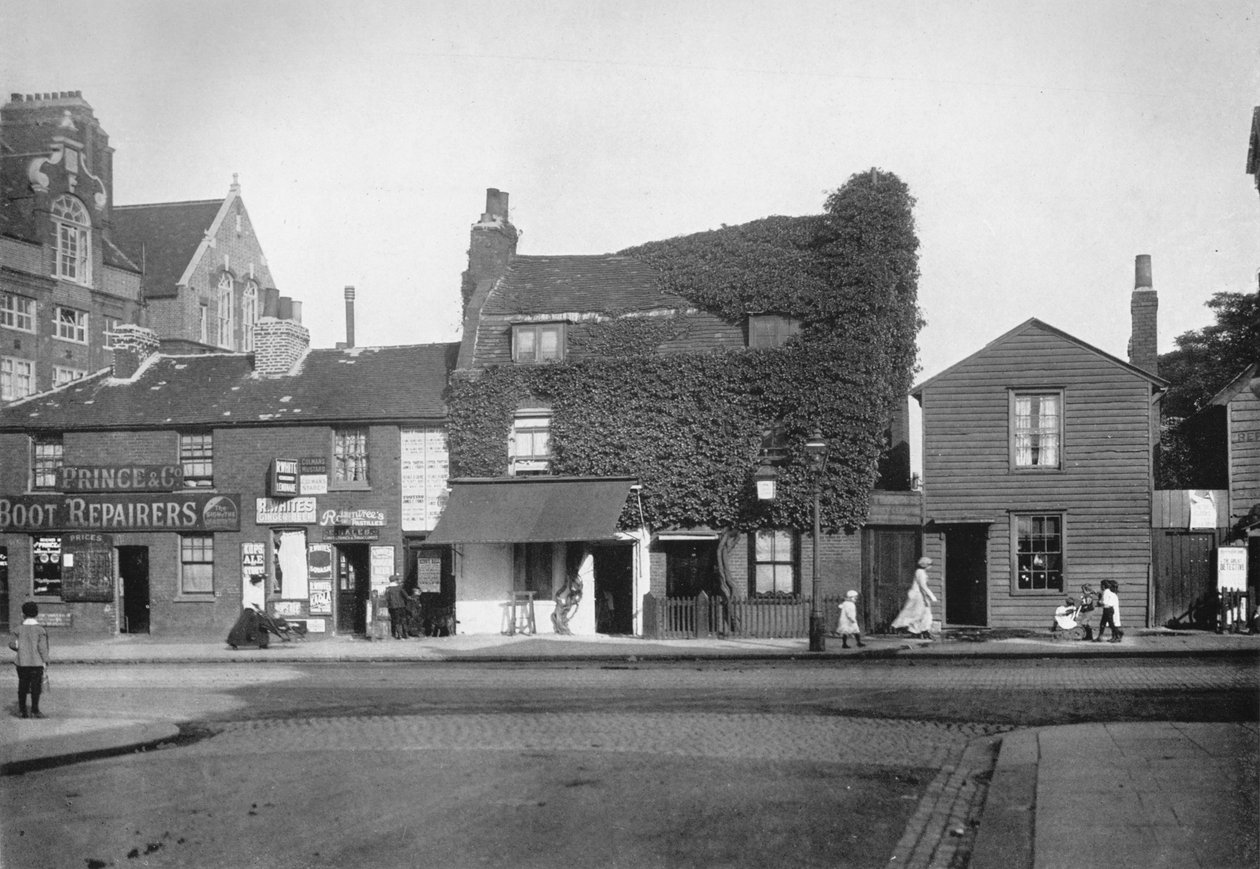 Vecchie case in Merton Road, Tooting, c1890, 1912 da Unbekannt