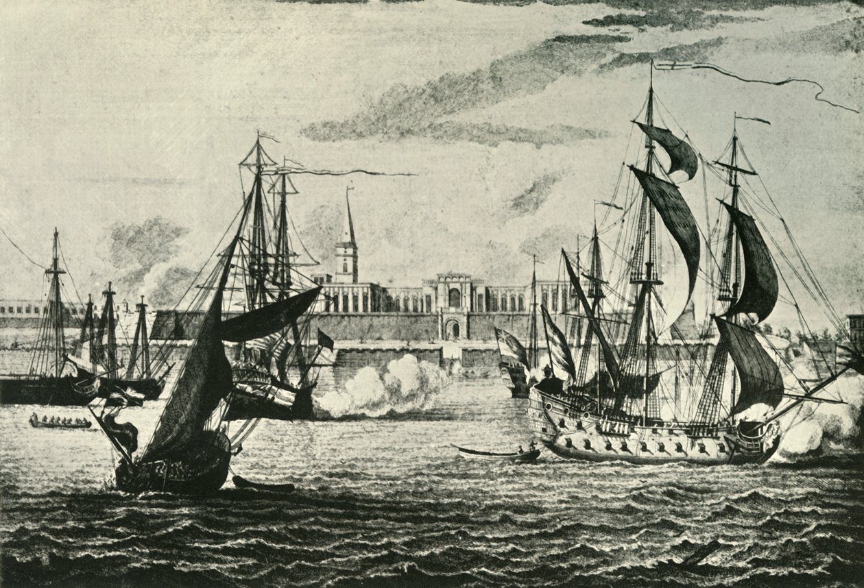 Il vecchio Fort William, dal fiume da Unbekannt