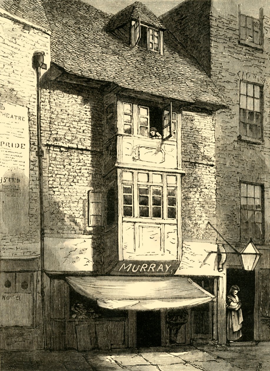 Vecchie case in Wych Street, 1881 da Unbekannt