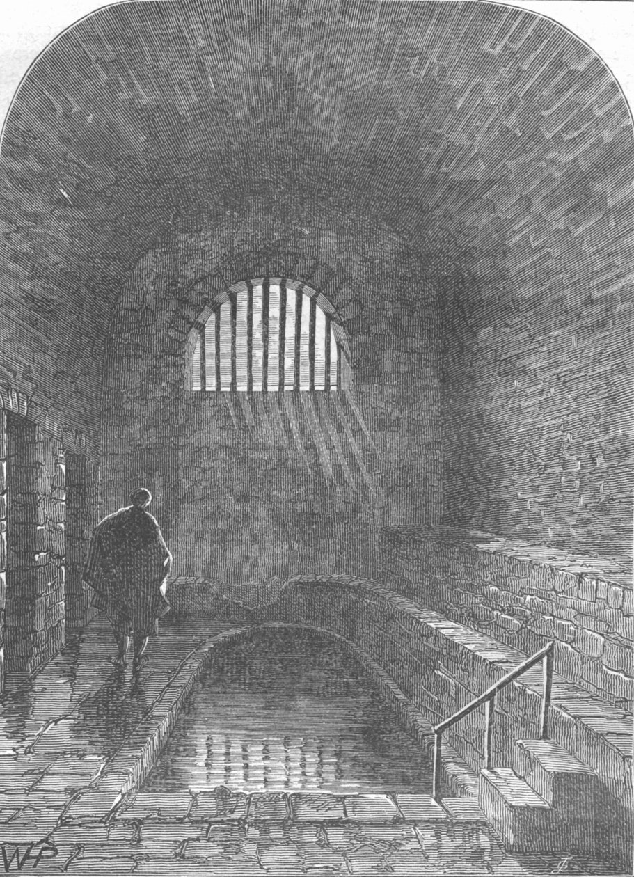 Antico bagno romano, Strand Lane, 1897 da Unbekannt