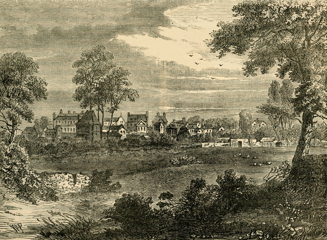 Vecchia vista di Kensington, circa 1750 da Unbekannt