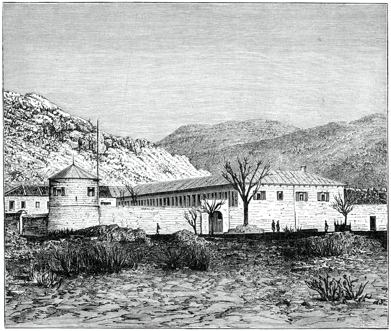 Vecchio palazzo, Cettigne, Repubblica del Montenegro, 1900 da Unbekannt