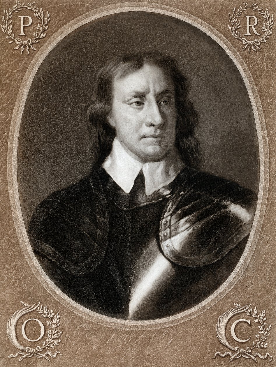 Oliver Cromwell, leader militare e politico inglese da Unbekannt