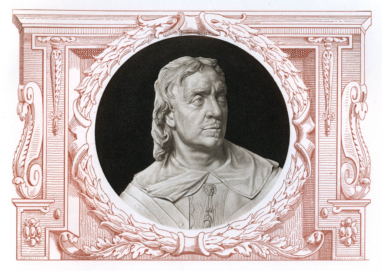Oliver Cromwell, 1599-1658, leader militare e politico inglese, 1899 da Unbekannt