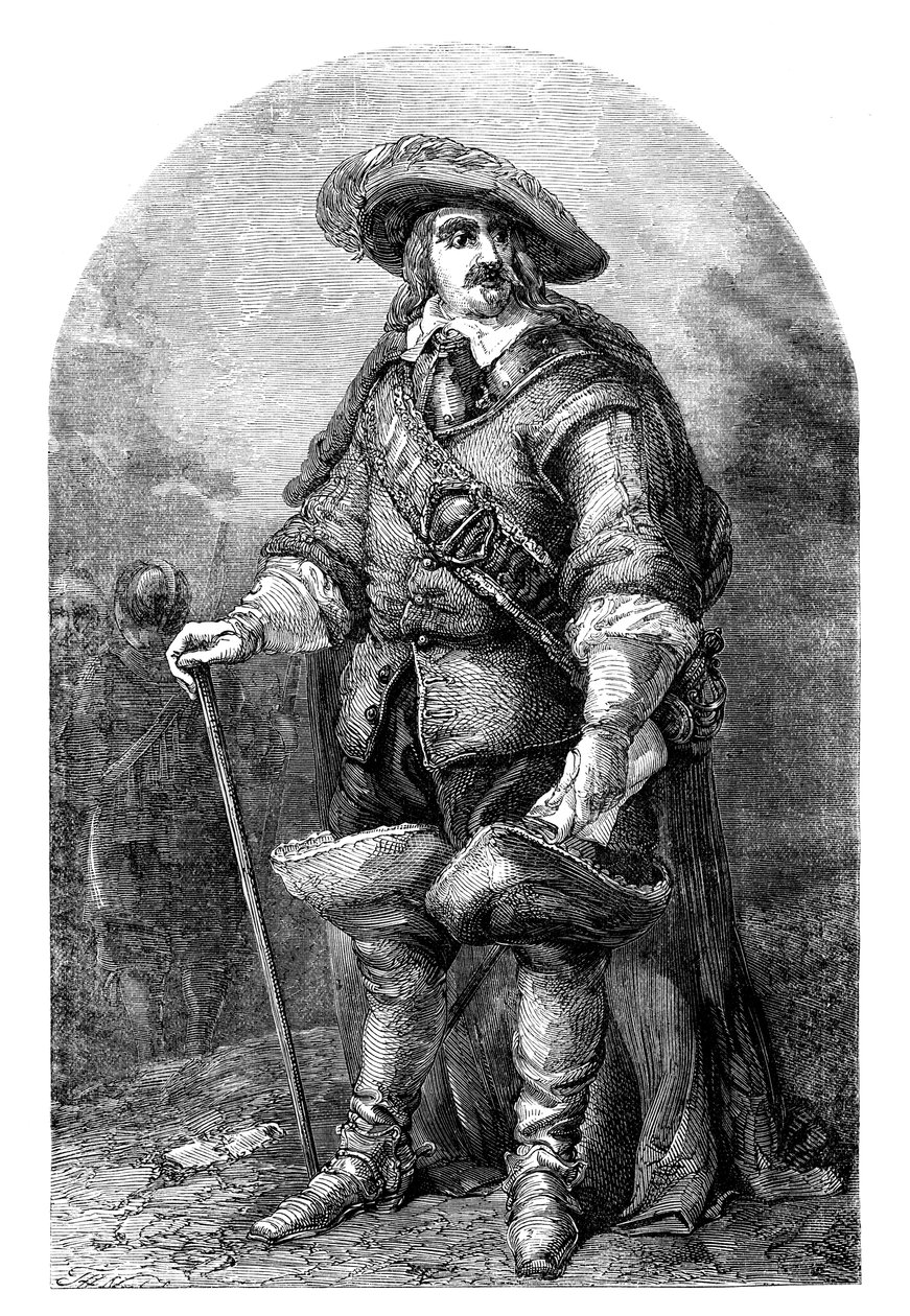 Oliver Cromwell 1599-1658, XVIII secolo c1902 da Unbekannt