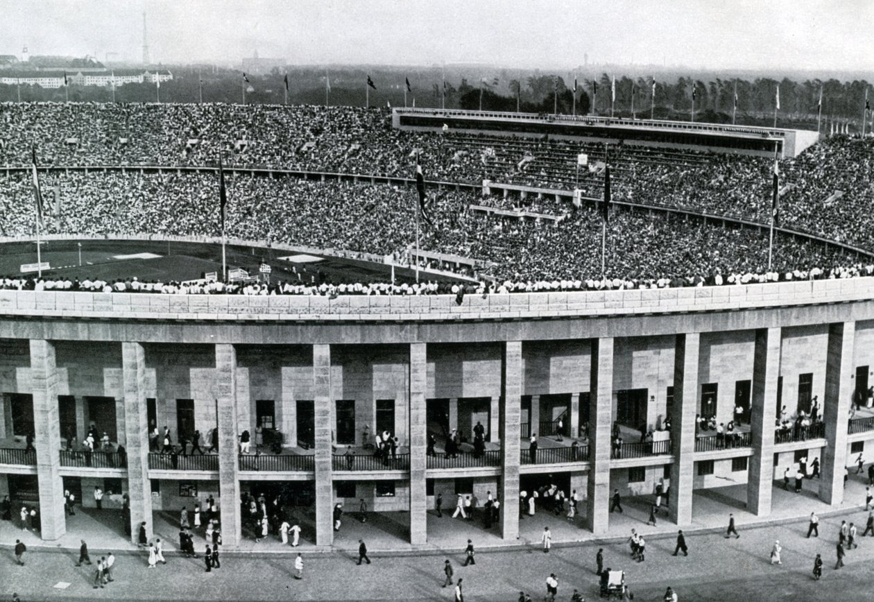 Stadio olimpico, Berlino, 1936 da Unbekannt
