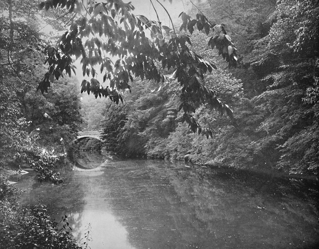 Sul Wissahickon Creek, Fairmount Park, Philadelphia da Unbekannt