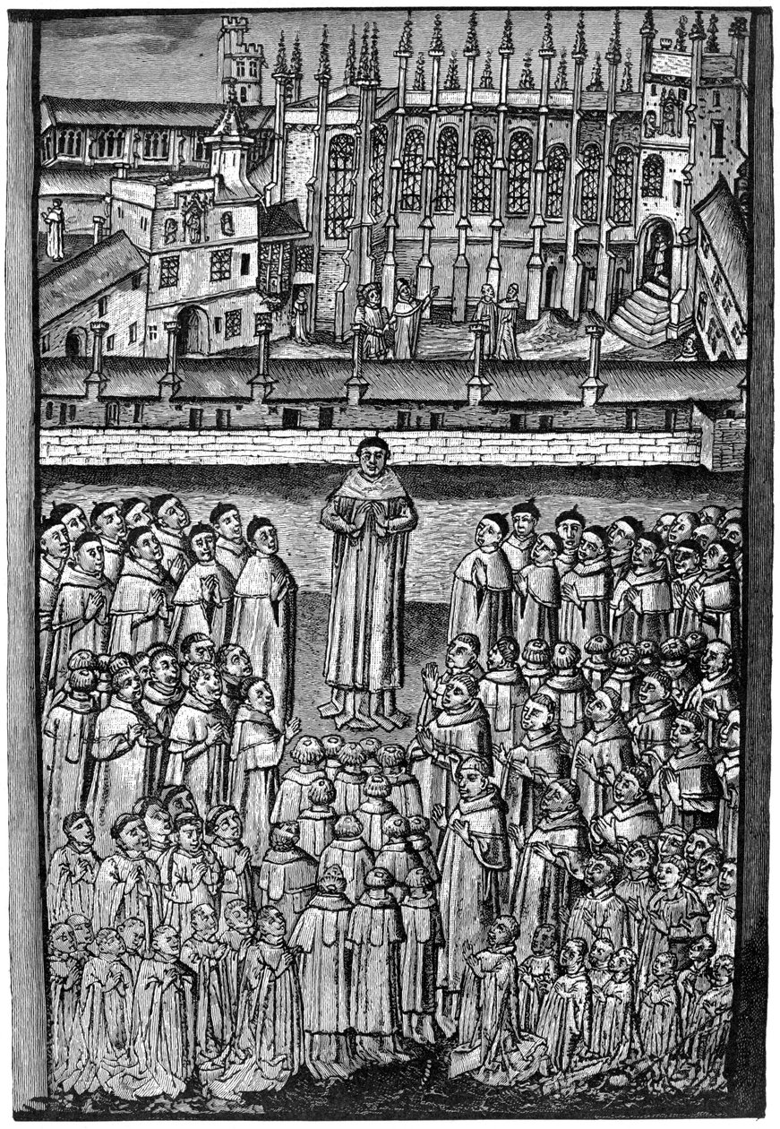 Cento impiegati, New College, Oxford, c. 1453, 1892 da Unbekannt