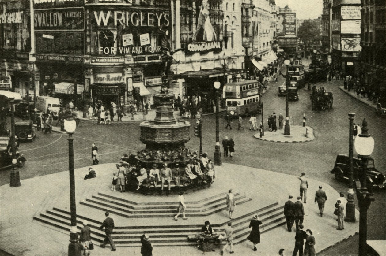 Una delle statue più amate di Londra è quella di Eros che sormonta la fontana a Piccadilly Circus da Unbekannt