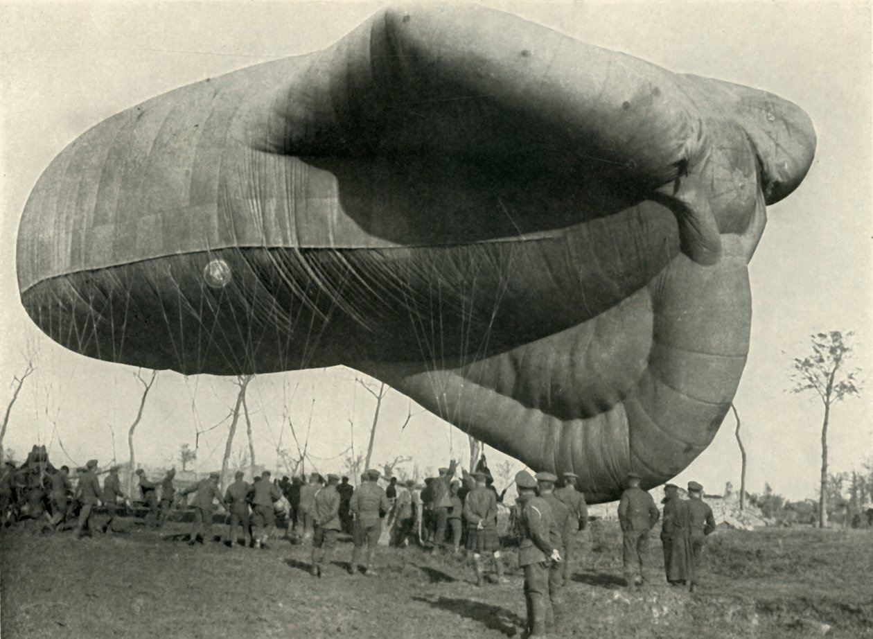 Uno dei nostri palloni di osservazione, 1919 da Unbekannt
