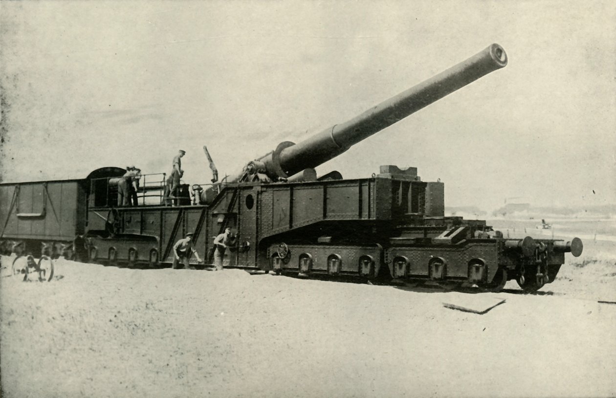 Uno dei mostri cannoni britannici, 1919 da Unbekannt