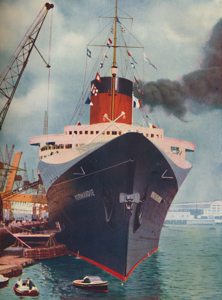 Una delle grandi navi del mondo. Il transatlantico francese Normandie, 1937 da Unbekannt