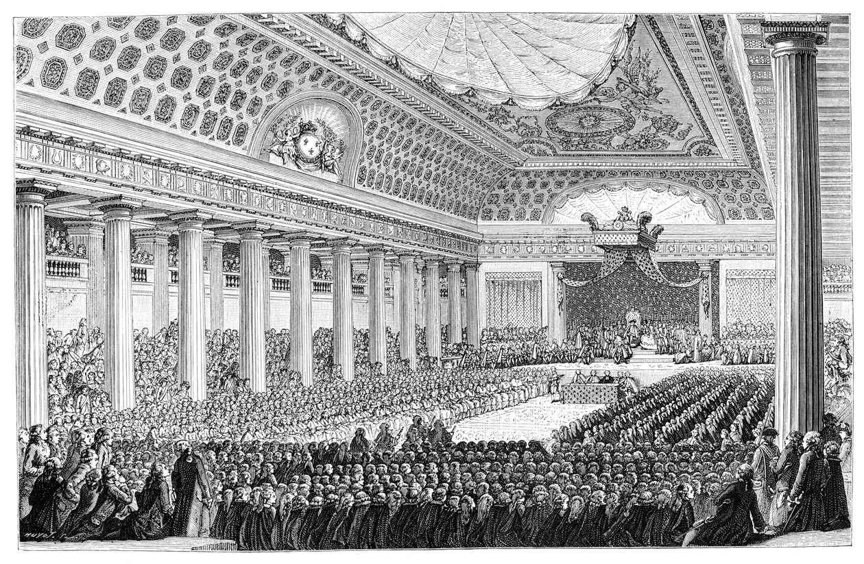 Apertura degli Stati Generali, Versailles, 1789, 1885 da Unbekannt