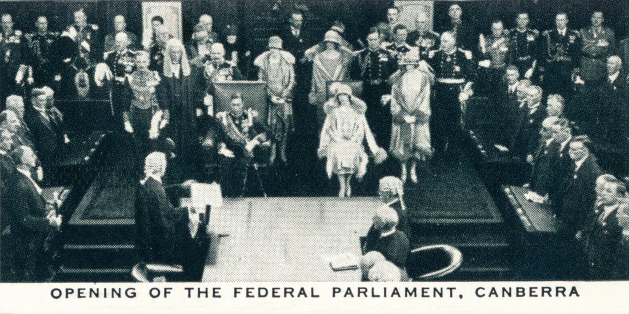 Apertura del Parlamento Federale, Canberra, 1927-1937 da Unbekannt