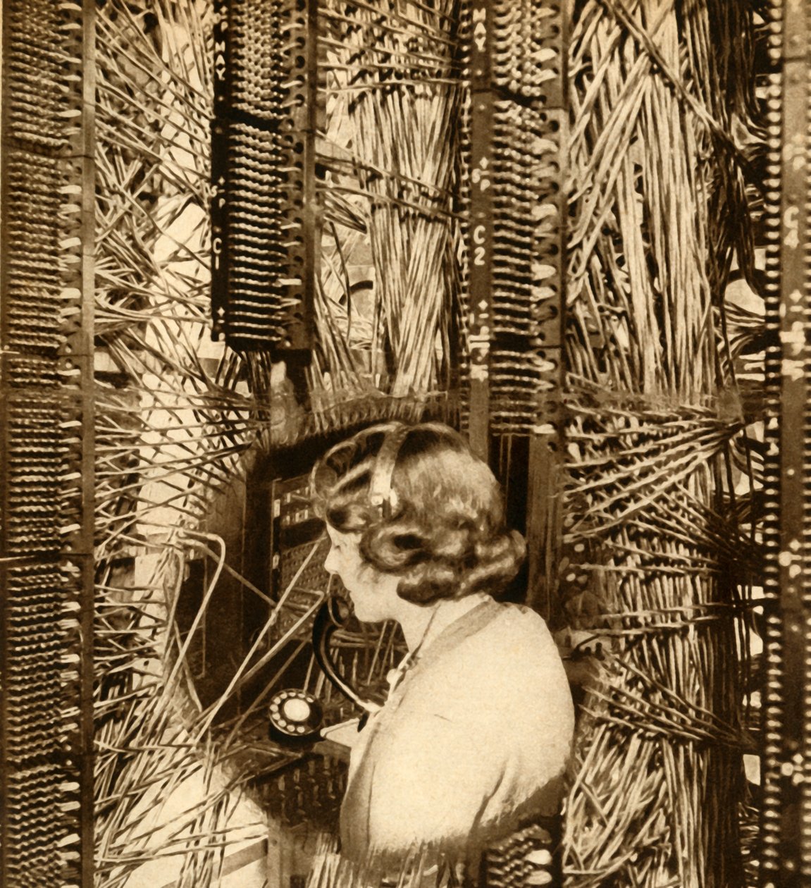 Operatore alla Mayfair Exchange, 1932, 1933 da Unbekannt
