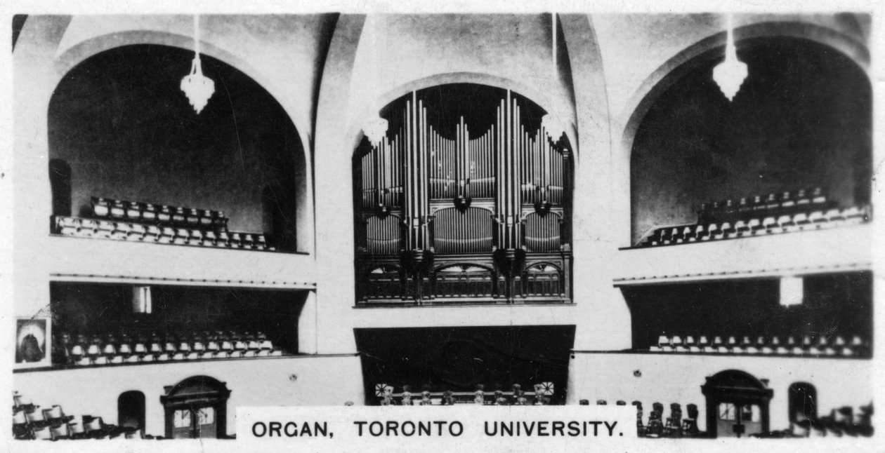 Organo, Università di Toronto, anni 1920 da Unbekannt