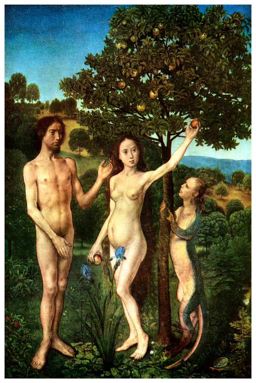 Peccato originale: La caduta di Adamo ed Eva, c1467-1468 da Unbekannt