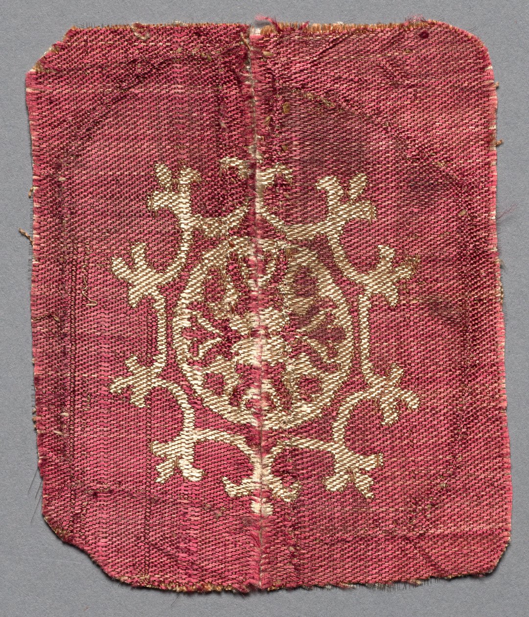 Ornamento da una tunica, due frammenti uniti in uno, VIII secolo da Unbekannt