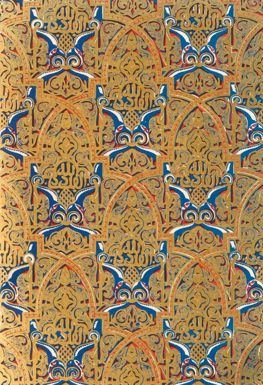 Ornamento in pannelli sulle pareti, Sala degli Ambasciatori, 1907 da Unbekannt