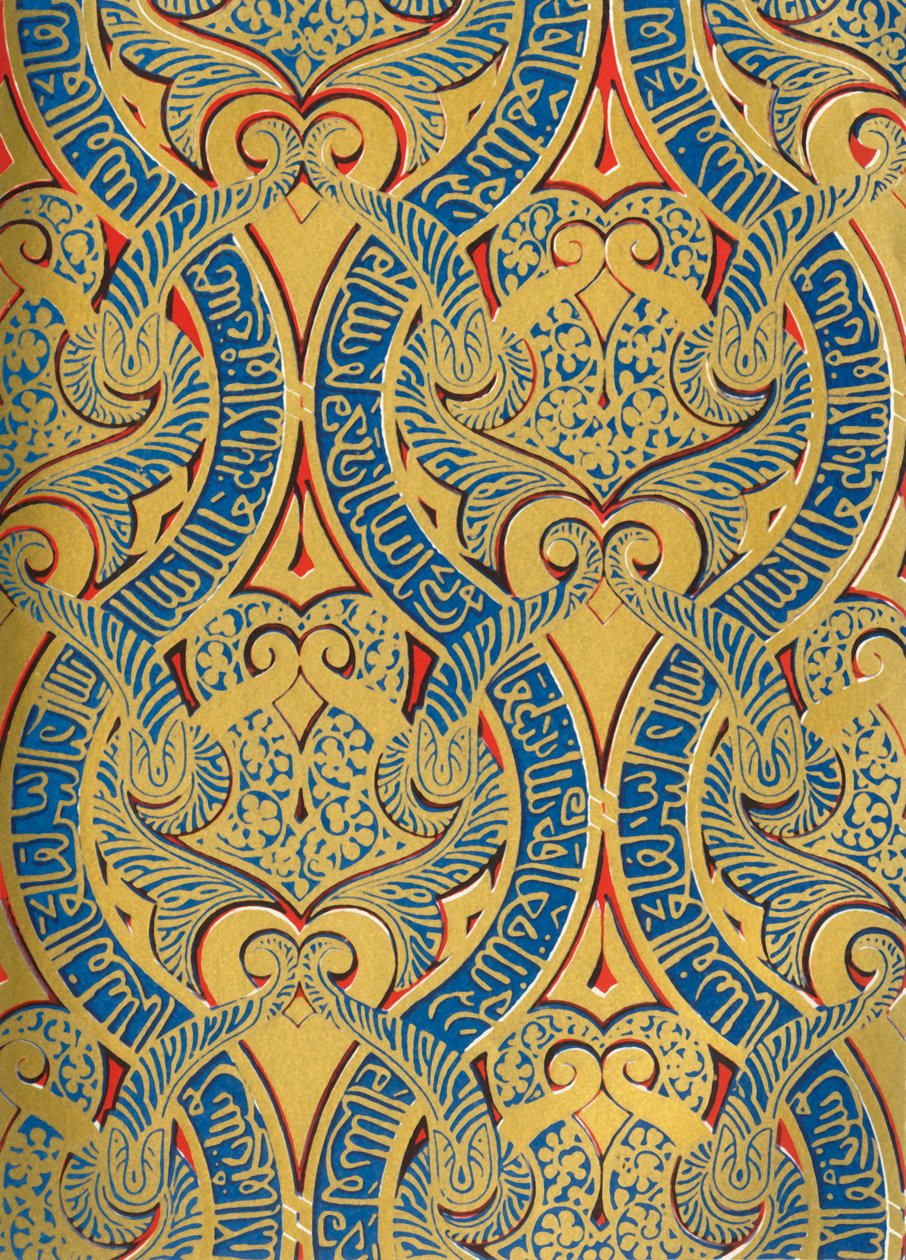 Ornamento in pannelli sulla parete, Sala degli Ambasciatori, 1907 da Unbekannt