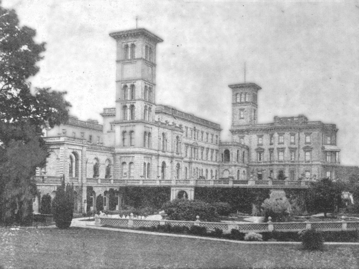 Osborne House al tempo di Victoria, 1901 da Unbekannt