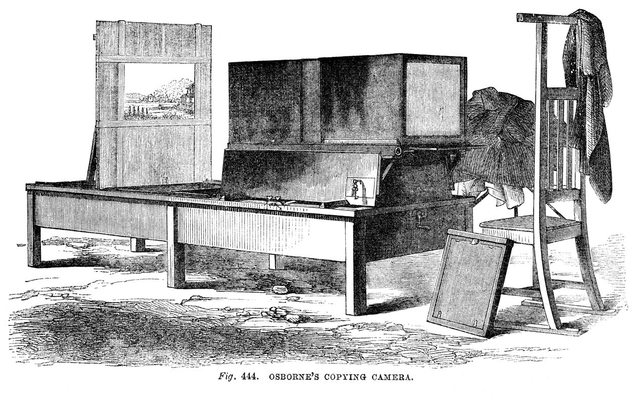 La macchina fotografica di Osborne, 1866 da Unbekannt