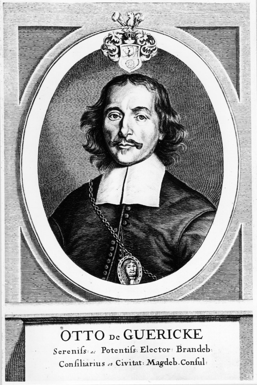 Otto von Guericke, inventore, ingegnere e fisico tedesco, 1672 da Unbekannt
