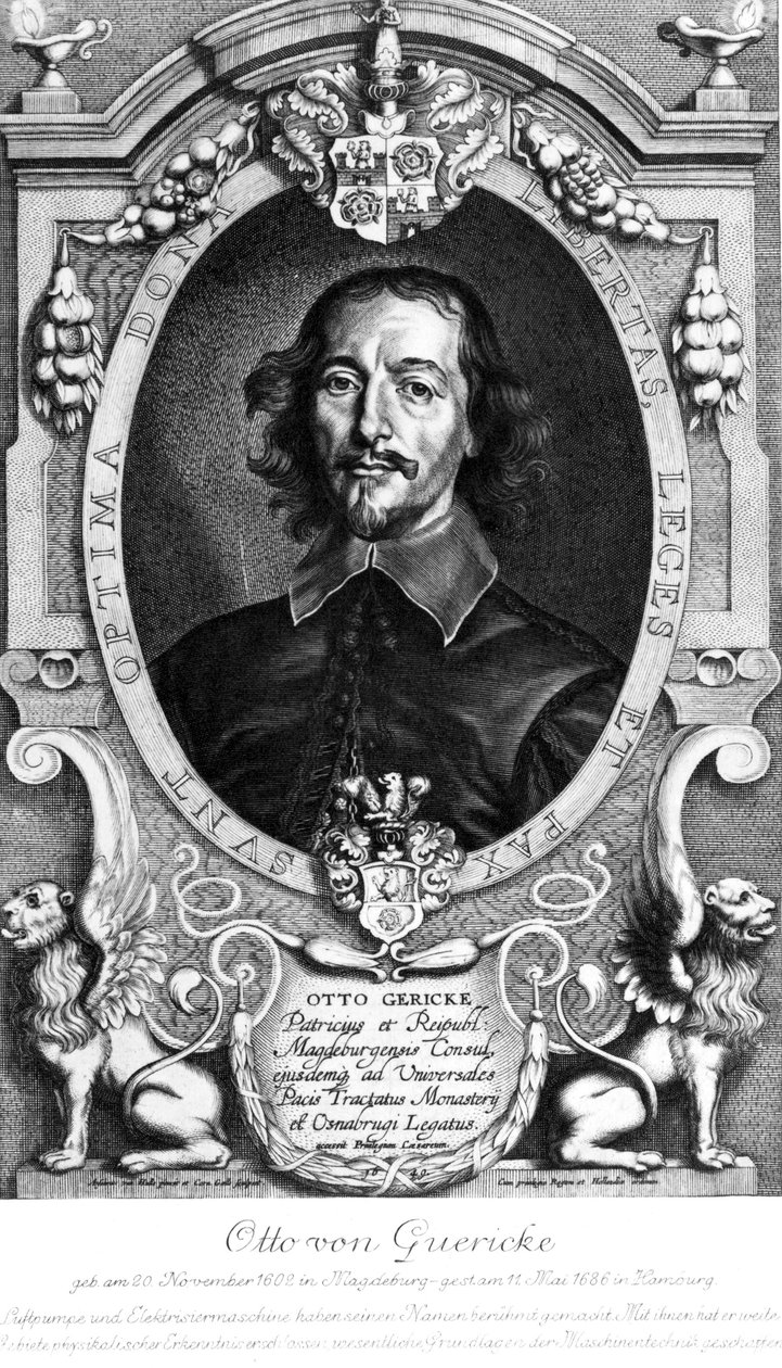 Otto von Guericke, fisico e inventore tedesco da Unbekannt