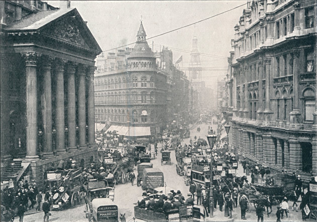 Fuori dalla Mansion House, City of London, 9 AM da Unbekannt