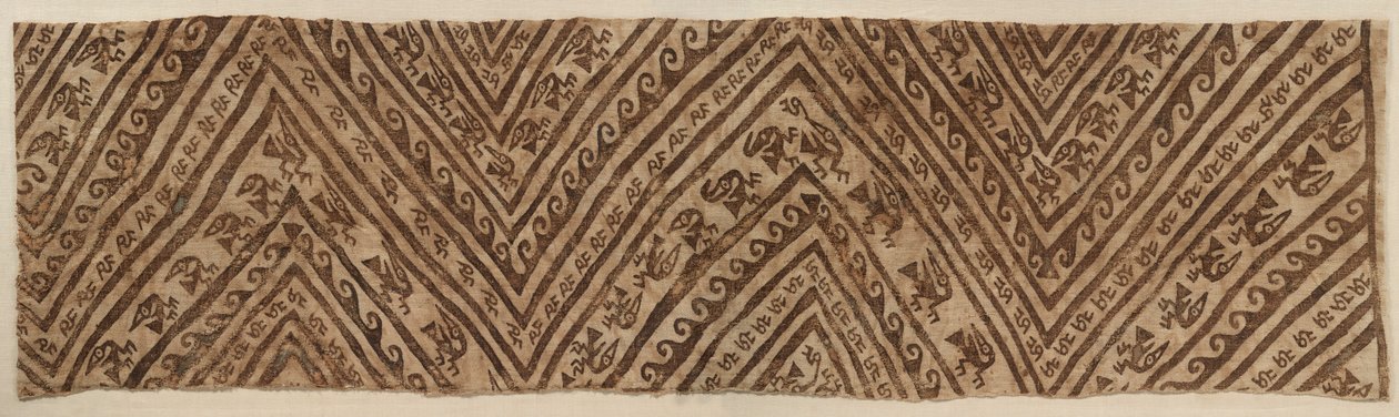 Involucro dipinto per mummia, c.1100-1400 d.C. da Unbekannt
