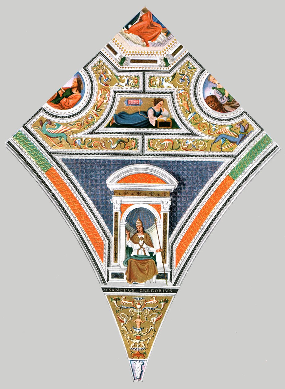Decorazione dipinta nella chiesa di Santa Maria del Popolo, Roma, Italia, 1928 da Unbekannt
