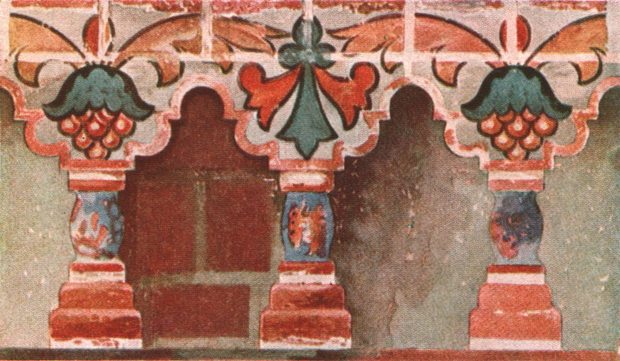 Galleria dipinta nella Chiesa di San Giovanni Battista a Toltshkovo in Jaroslaw, Russia da Unbekannt