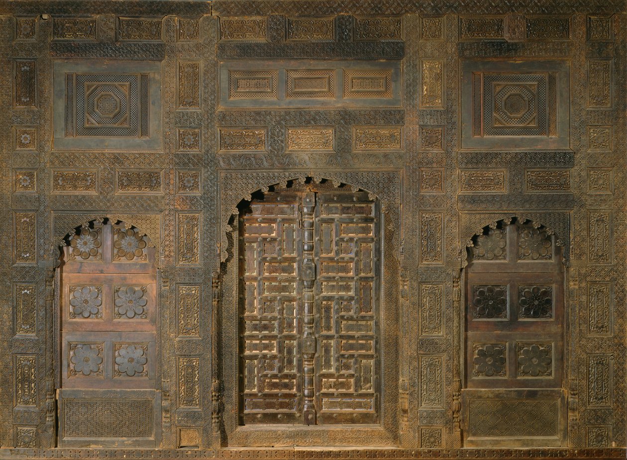 Facciata del palazzo (Palazzo di Sayyed Akbar Shah, Re di Swat 1835-57) da Unbekannt