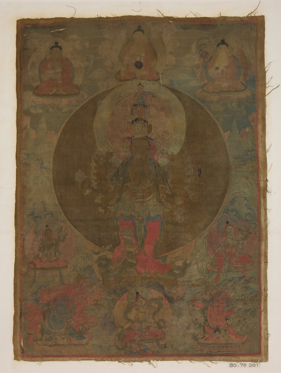 Pannello da un dipinto di Guanyin dalle Mille Braccia, data sconosciuta da Unbekannt