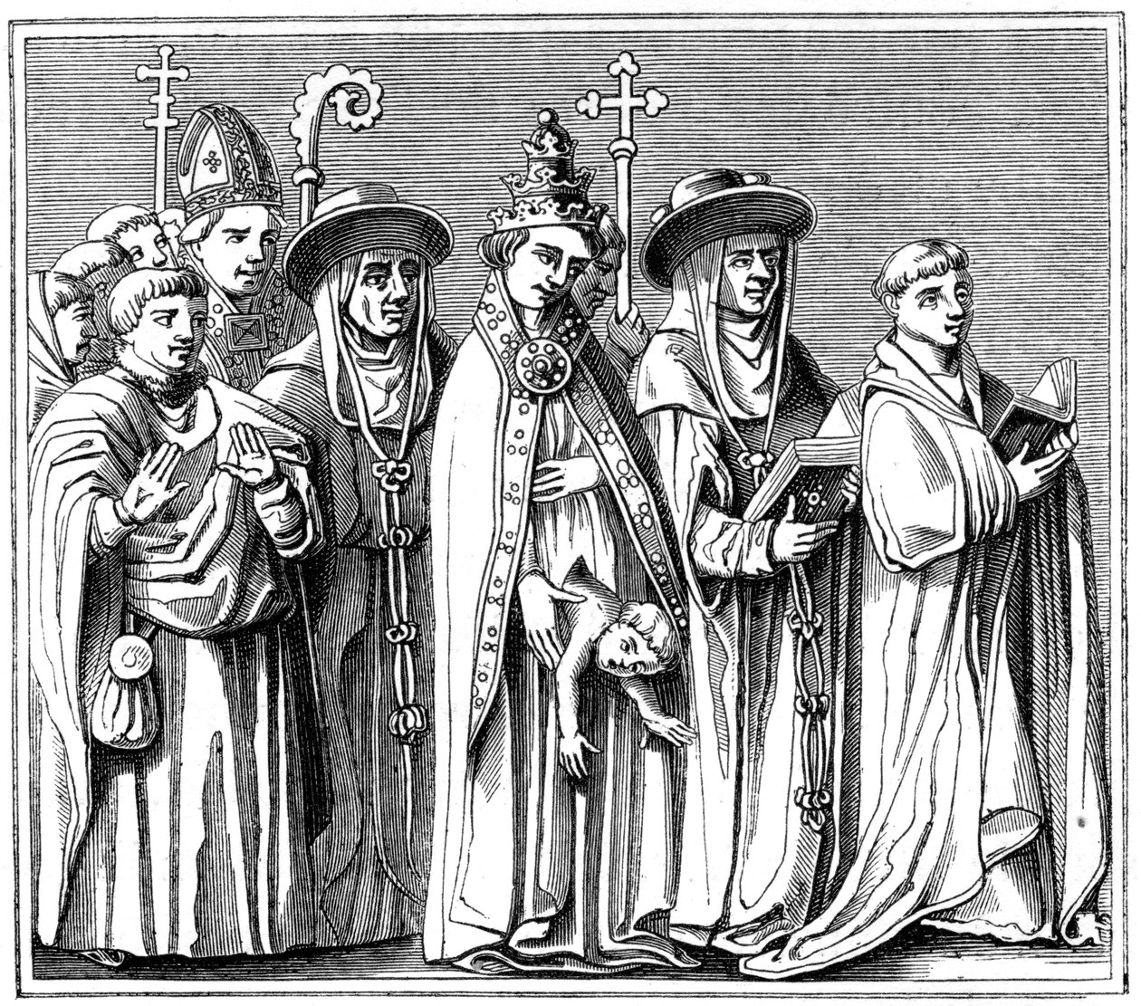 Papessa Giovanna, XV secolo, 1849 da Unbekannt