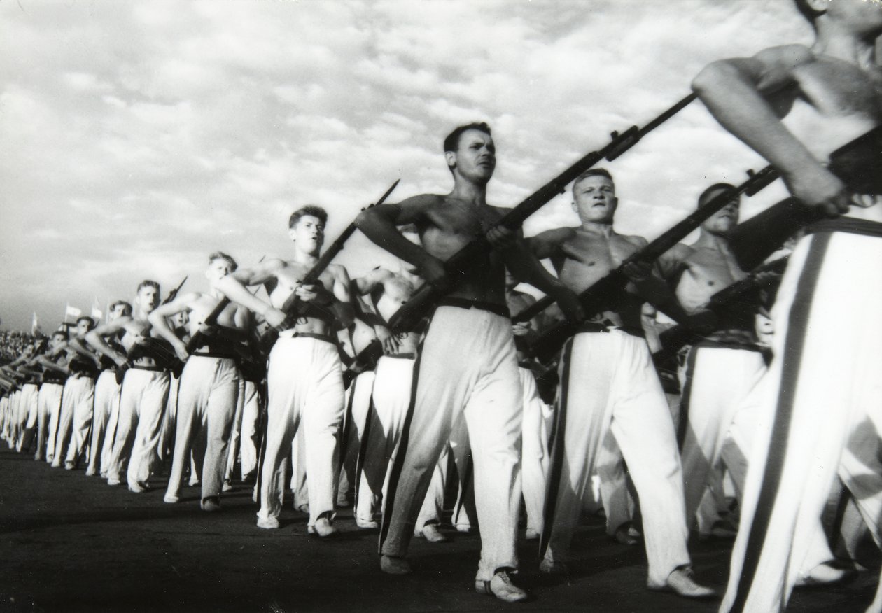 Parata dei Giovani Comunisti, Mosca, URSS, 1930s da Unbekannt