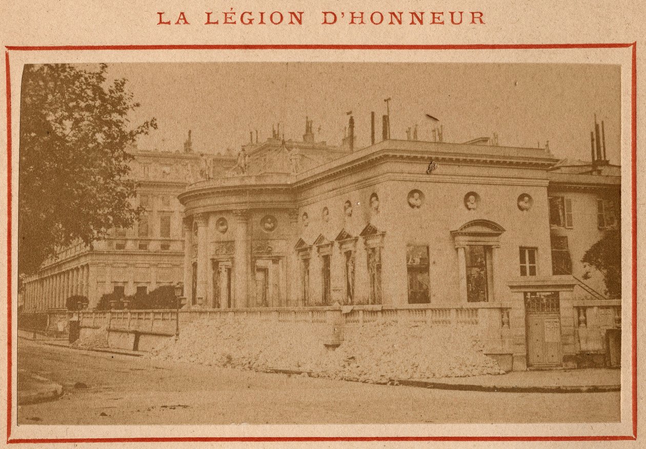 Comune di Parigi (1871): vista del Palais de la Legion d