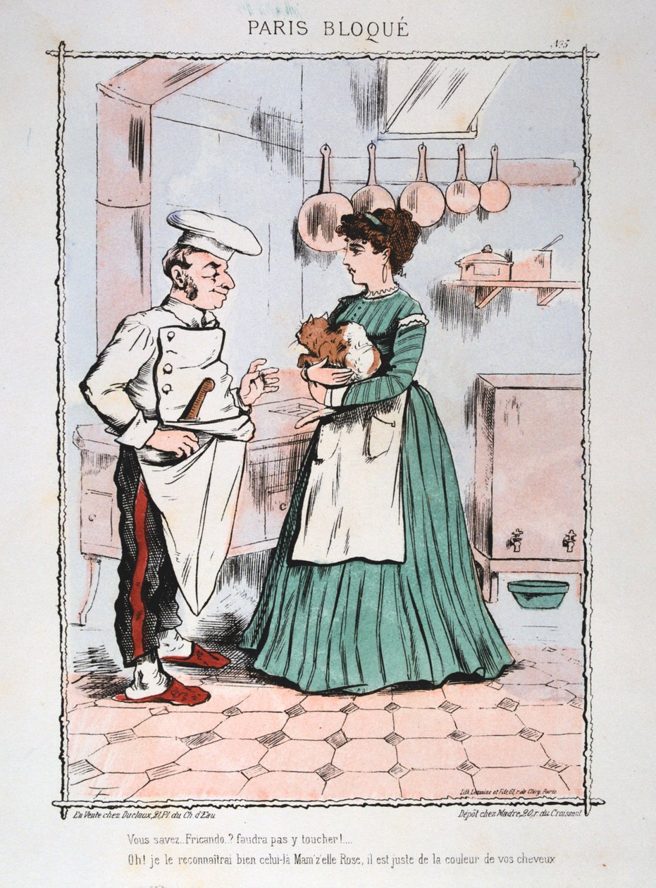 Parigi assediata, 1870-1871 da Unbekannt