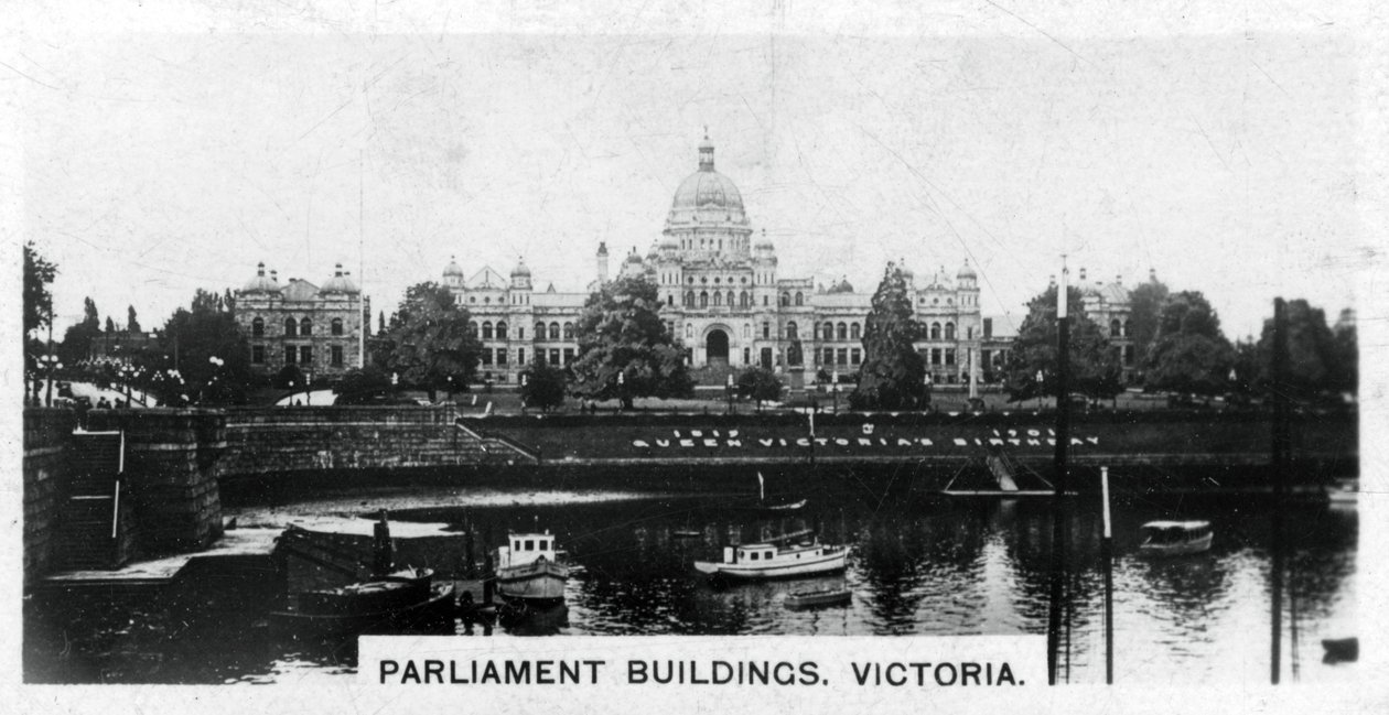 Edifici del Parlamento, Victoria, British Columbia, Canada, c1920 da Unbekannt