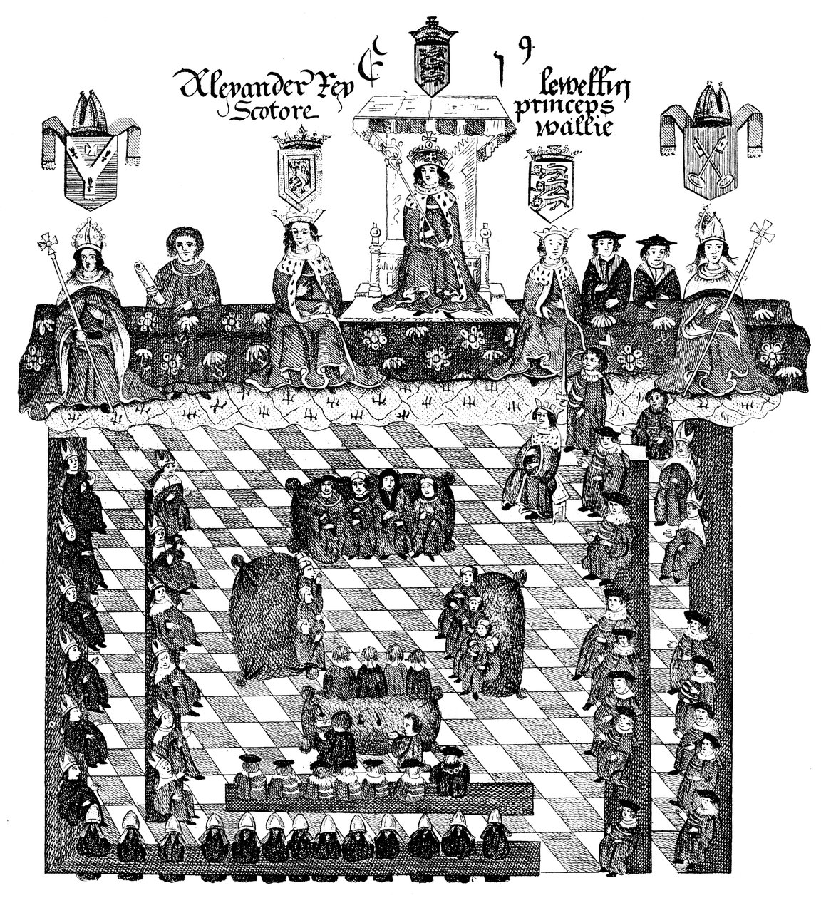 Parlamento di Edoardo I, XIII secolo, c1905 da Unbekannt