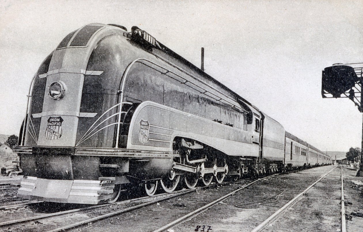 Treno passeggeri, Pullman della Pacific Union, America, XX secolo da Unbekannt