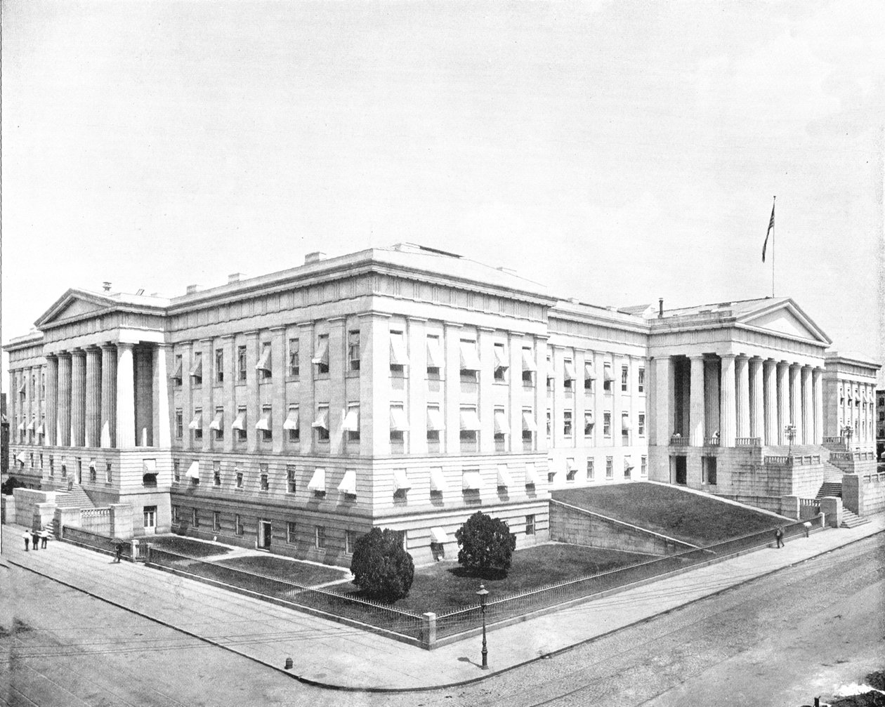Ufficio brevetti, Washington DC, USA, c1900 da Unbekannt
