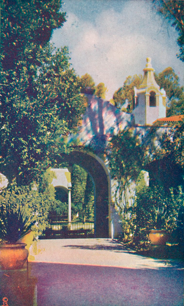 Patio del Palazzo della Fotografia, c1935 da Unbekannt